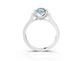 White gold Fancy Blue Marquise Cut Brilliant Solitaire Diamond Ring with Channel Set Band and Bar Prong Setting_51