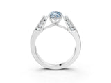 White gold Fancy Blue Marquise Cut Cut Diamond Channel Set Solitaire Ring with Four-Prong Setting_63