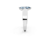 White gold Fancy Blue Marquise Cut Cut Diamond Channel Set Solitaire Ring with Four-Prong Setting_85