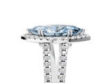 White gold Fancy Blue Marquise Cut Diamond Halo Split Shank Engagement Ring_77