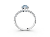 White gold Fancy Blue Marquise  Cut Pave Diamond Engagement Ring with Channel Set Band and Four-Prong Setting_23