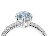 White gold Fancy Blue Marquise  Cut Pave Diamond Engagement Ring with Channel Set Band and Four-Prong Setting_24