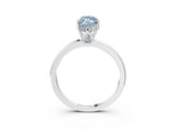 White gold Fancy Blue Marquise Cut Solitaire Diamond Ring with Prong Setting and Plain Band_15