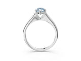 White gold Fancy Blue Marquise Cut Solitaire Diamond Ring with Six-Prong Setting and Classic Band_41