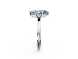 White gold Fancy Blue Marquise  Cut Solitaire Engagement Ring with Four-Prong Setting and Classic Band_22