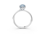 White gold Fancy Blue Marquise  Cut Solitaire Engagement Ring with Four-Prong Setting and Classic Band_23