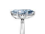 White gold Fancy Blue Marquise  Cut Solitaire Engagement Ring with Four-Prong Setting and Classic Band_25