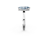 White gold Fancy Blue Marquise  Cut Solitaire Engagement Ring with Four-Prong Setting on a Classic Band_22