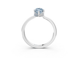 White gold Fancy Blue Marquise  Cut Solitaire Engagement Ring with Four-Prong Setting on a Classic Band_23