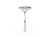 White gold Fancy Blue Marquise  Cut Solitaire Engagement Ring with Thin Band and Four-Prong Setting_5