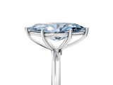 White gold Fancy Blue Marquise  Cut Solitaire Engagement Ring with Thin Band and Four-Prong Setting_8