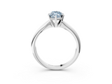 White gold Fancy Blue Marquise  Cut Solitaire Ring with Four-Prong Setting on a Classic Band_51
