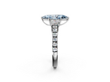 White gold Fancy Blue Marquise  Cut Three-Stone Diamond Pave Band with Prong Setting_39