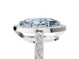 White gold Fancy Blue Marquise  Halo Pavé Diamond Engagement Ring with Bezel Setting_54