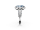 White gold Fancy Blue Marquise  Halo Split Shank Diamond Engagement Ring with Prong Setting_22