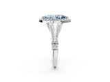 White gold Fancy Blue Marquise  Halo Split Shank Pave Diamond Ring with Four-Prong Setting_51