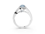 White gold Fancy Blue Marquise  Halo Split Shank Pave Diamond Ring with Four-Prong Setting_52