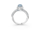 White gold Fancy Blue Marquise  Halo Split Shank Pave Diamond Ring with Petal Prong Setting_30