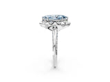 White gold Fancy Blue Marquise  Halo Split Shank Pave Diamond Ring with Petal Prong Setting_37
