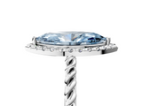 White gold Fancy Blue Marquise  Halo Twisted Band Four-Prong Diamond Ring_25