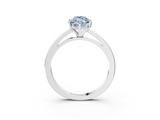 White gold Fancy Blue Marquise  Solitaire Diamond Engagement Ring with Four-Prong Setting on a Classic Band_6