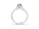 White gold Fancy Blue Marquise  Solitaire Diamond Engagement Ring with Pave Band and Six-Prong Setting_23