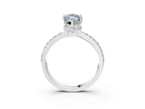 White gold Fancy Blue Marquise  Solitaire Diamond Ring with Channel Set Band and Six-Prong Setting_48