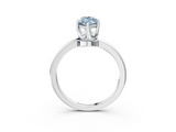 White gold Fancy Blue Marquise  Solitaire Diamond Ring with Six-Prong Setting on a Classic Band_6