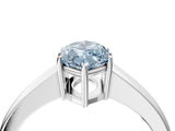 White gold Fancy Blue Marquise  Solitaire Diamond Ring with Tapered Band and Four-Prong Setting_53