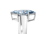 White gold Fancy Blue Marquise  Solitaire Diamond Ring with Tapered Band and Four-Prong Setting_54