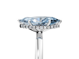 White gold Fancy Blue Marquise  Solitaire Engagement Ring with Cathedral Band and Four-Prong Setting_22