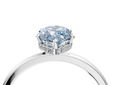 White gold Fancy Blue Marquise  Solitaire Engagement Ring with Cathedral Band and Four-Prong Setting_23