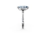 White gold Fancy Blue Marquise  Solitaire Pavé Diamond Engagement Ring with Four-Prong Setting_27