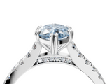 White gold Fancy Blue Marquise  Solitaire Pave Diamond Engagement Ring with Prong Setting_21