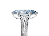 White gold Fancy Blue Marquise  Solitaire Pave Split Shank Engagement Ring with Six-Prong Setting_41