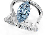White gold Fancy Blue Marquise  Solitaire Split Shank Pave Diamond Ring_50