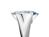 White gold Fancy Blue Marquise  Solitaire Tension Set Diamond Ring_25