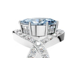 White gold Fancy Blue Marquise  Solitaire Twist Band Pavé Diamond Engagement Ring_37