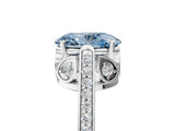 White gold Fancy Blue Oval  Cut Cathedral Pave Diamond Engagement Ring with Six-Prong Setting_57
