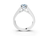 White gold Fancy Blue Oval Cut Cut Channel Set Solitaire Ring with Four-Prong Setting_15