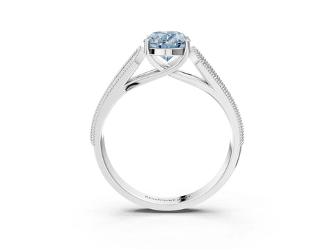 White gold Fancy Blue Oval Cut Cut Pave Split Shank Engagement Ring with Four-Prong Setting_15