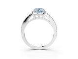 White gold Fancy Blue Oval Cut Diamond Halo Split Shank Engagement Ring_54