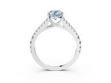 White gold Fancy Blue Oval  Cut Split Shank Pave Diamond Engagement Ring with Four-Prong Setting_27