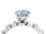 White gold Fancy Blue Oval  Solitaire Bezel-Set Diamond Ring with Beaded Band and Four-Prong Setting_36