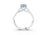 White gold Fancy Blue Oval  Solitaire Channel-Set Diamond Engagement Ring with Four-Prong Setting_35