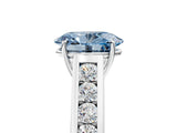 White gold Fancy Blue Oval  Solitaire Channel-Set Diamond Engagement Ring with Four-Prong Setting_37