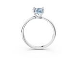 White gold Fancy Blue Oval  Solitaire Diamond Ring with 4-Prong Setting on a Classic Band_6