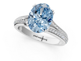 White gold Fancy Blue Oval  Solitaire Pave Split Shank Engagement Ring with Six-Prong Setting_37
