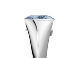 White gold Fancy Blue Oval  Solitaire Tension Set Diamond Ring_25