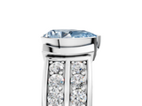 White gold Fancy Blue Pear  Brilliant Diamond Channel Set Wide Band Ring with Bezel Setting_25